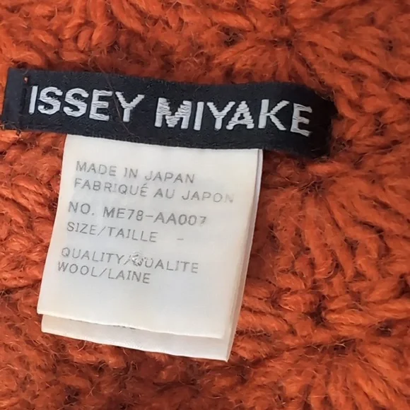 Issey Miyake Vintage Wool Crochet Knit Winter Hat - Picture 4 of 6